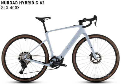 BICICLETTA CUBE NUROAD HYBRID C:62 SLX 400X