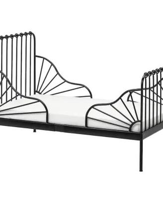 Letto Ikea Minnen nero 