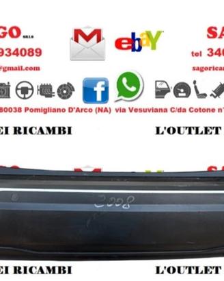 PARAURTI POSTERIORE PEUGEOT 2008 II°SERIE ANNO 201