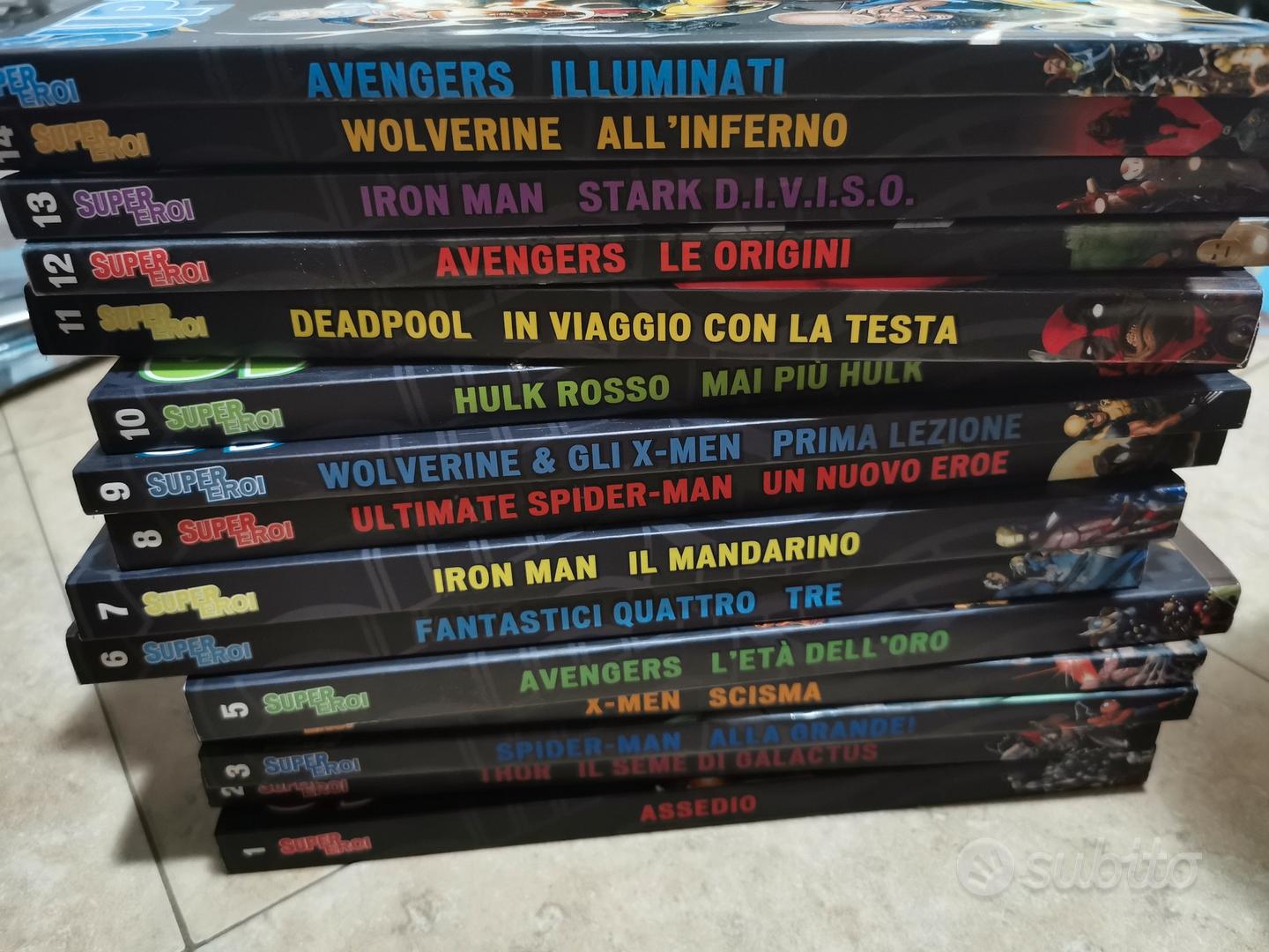 Super eroi il mito volumi singoli 1/15 - Libri e Riviste In vendita a Roma