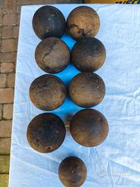 bocce in legno con pallino 