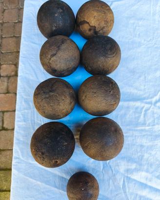 bocce in legno con pallino 