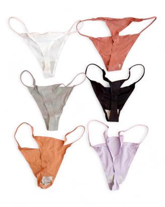 Lotto 6 Perizoma Vari Colori Taglia M