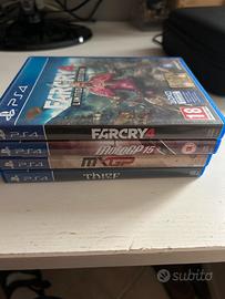 Lotto 4 giochi ps4