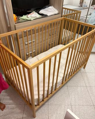 lettino in legno