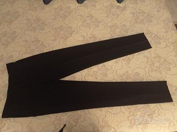 Pantaloni uomo Zara, fresca viscosa, neri