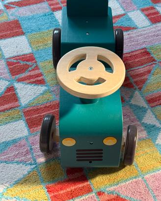 Cavalcabile trattore in legno Janod