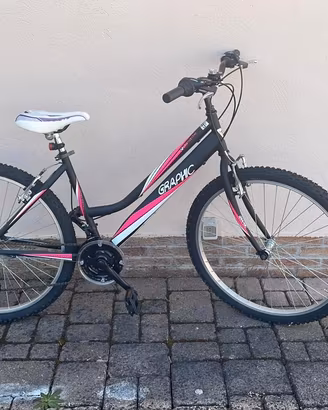 Bicicletta MTB Graphic Lady VM170L 24 pollici