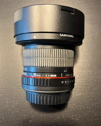 Fisheye Samyang 8mm f/3.5 UMC