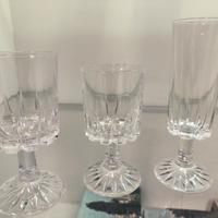 bicchieri in cristallo RCR. Vintage 