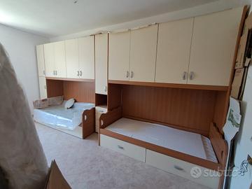 camera ponte doppia con due letti singoli