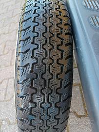 Cerchi e gomme fiat 500 D epoca