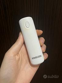Power bank bianco KINGLEEN con torcia integrata