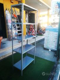 Scaffale alto 200x40x100 con 5 ripiani portata 360