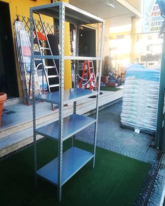 Scaffale alto 200x40x100 con 5 ripiani portata 360