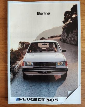 Peugeot 305 Depliant 1983