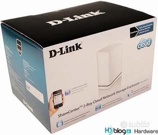 NAS Dlink DNS-320LW 2 Bay Bianco