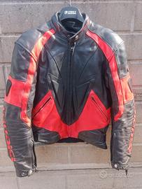 Tuta moto in pelle + pantaloni Gorotex 