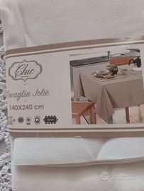 Tovaglia Jolie bianca cotone