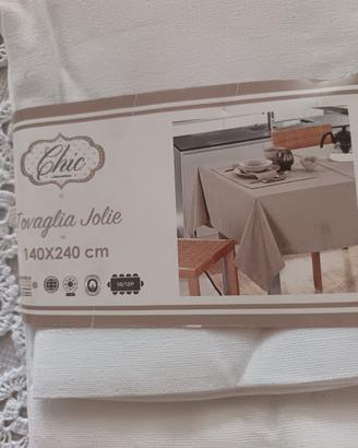 Tovaglia Jolie bianca cotone