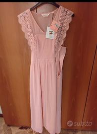 Vestito elegante cerimonia Naf Naf nuovo cartellin