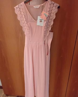 Vestito elegante cerimonia Naf Naf nuovo cartellin