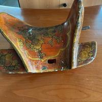 Sella in legno d'olmo Dinastia Qing 