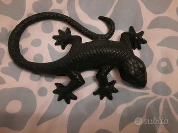 lucertola in ferro battuto 