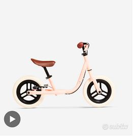 Bici senza pedali BTWIN 500 rosa-marrone.