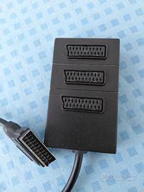 Presa scart multipla tripla