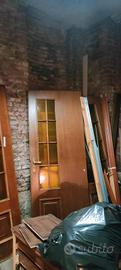 Porte in Legno massello con vetro_ €60 cad.