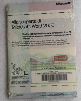 Microsoft Word 2000 - Sigillato / Mai aperto