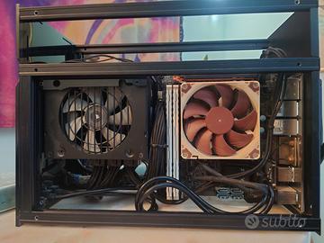 PC ITX 2x4 8gb ddr3 ram, i5 4690 (per parti)