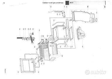 pezzi di ricambio caldaia Ariston ACO 27 32