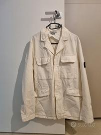 Giacca Stone Island Bianca – Leggera, Iconica