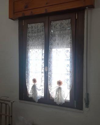 Finestra a 2 ante in PVC con vetri opachi