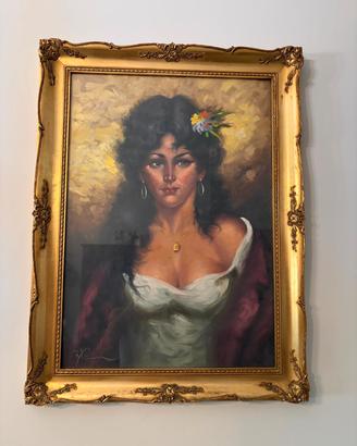 ritratto di donna  autore Gaetano Vitale