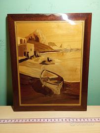 Quadro Vintage Ligneo Tarsia Sorrentina