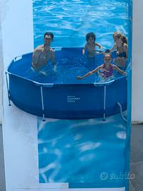 Piscina fuori terra 3m diametro con filtro