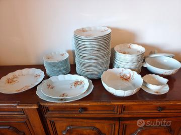 servizio piatti porcellana Limoges Giraud 