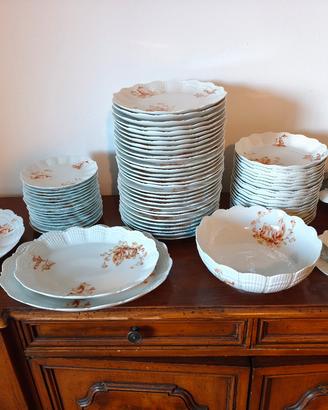 servizio piatti porcellana Limoges Giraud 