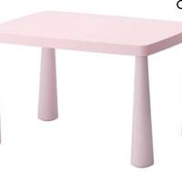 tavolo + sedia rosa  mammut Ikea