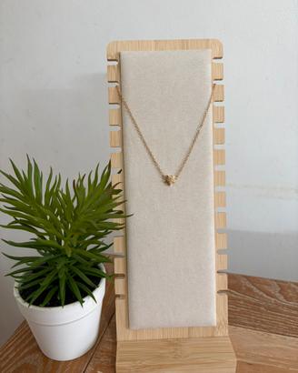 Collana Oro Minimal con Ciondolo Stella - Nuova