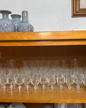 Servizio bicchieri di cristallo anni ‘70