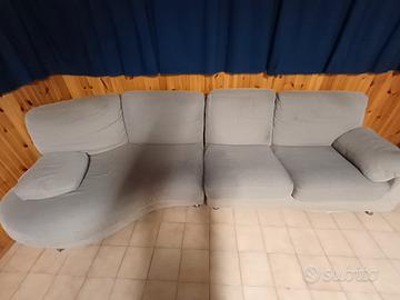 divano 4 piazze in tessuto 