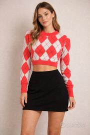 set completo di minigonna e maglioncino 