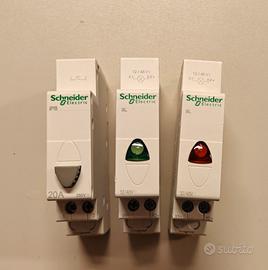 luce e pulsante schneider 12/48V