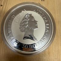 Moneta d”argento Kookaburra da 1Kg