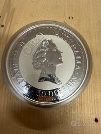 Moneta d”argento Kookaburra da 1Kg