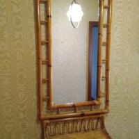 Set di accessori di arredo in vimini Vintage